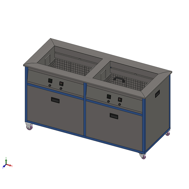 两槽式超声波清洗机