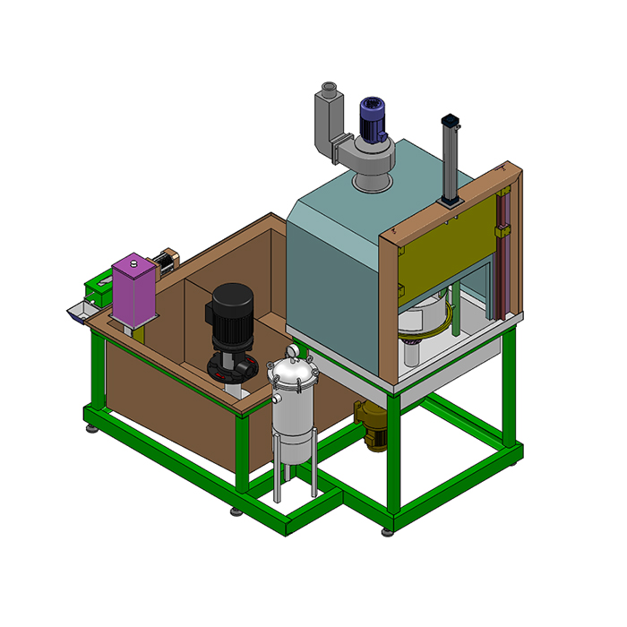 旋转式喷淋清洗机